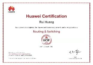 华为认证高级工程师（HCIP）